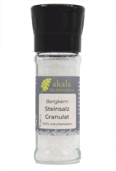 Bergkern Steinsalz unjodiert Granulat Mühle