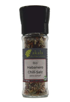 Bio Habanero Chili Salz Mühle