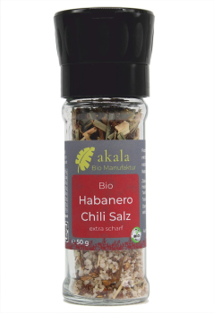 Bio Habanero Chili Salz Mühle