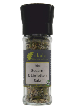 Bio Sesam Limetten Salz Mühle