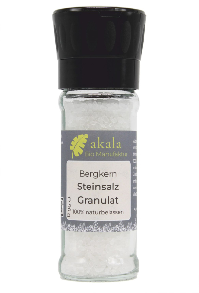 Bergkern Steinsalz unjodiert Granulat Mühle