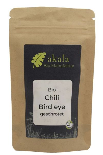 Chili Bird eye geschrotet BIO