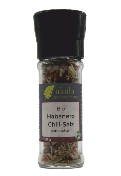 Bio Habanero Chili Salz Mühle