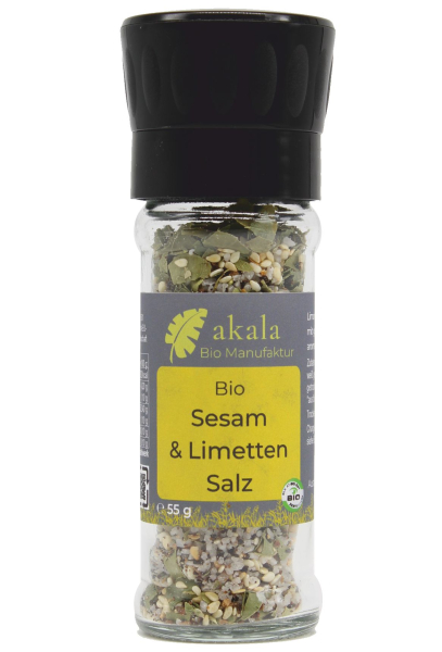 Bio Sesam Limetten Salz Mühle