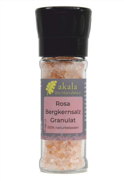 Bergkernsalz Himalayasalz Granulat Mühle